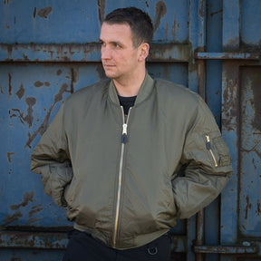 MA-1 Bomber flight jacket dark green JACKETS MALE Army Surplus