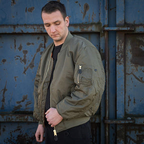 MA-1 Bomber flight jacket dark green JACKETS MALE Army Surplus