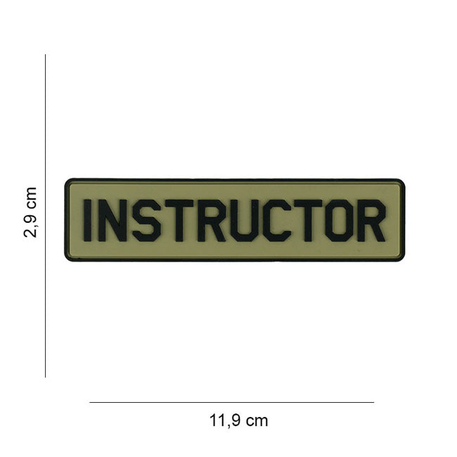 Army Surplus Patch 3D PVC Instructor PATCHES Army Surplus