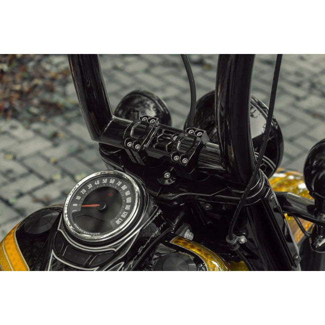 Killer Custom, 1 1/4" ''Task Force'' Risers. 2" Rise. Black Handlebars Killer Custom