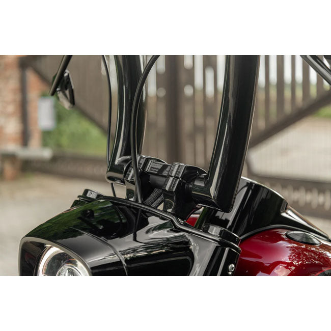Killer Custom, 1 1/4" ''Task Force'' Risers. 2" Rise. Black Handlebars Killer Custom