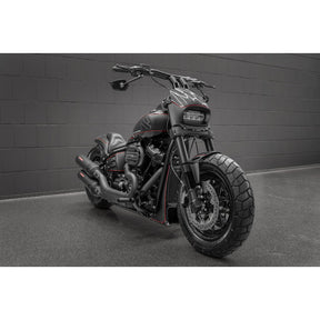 Killer Custom, ''Back Saver'' Raked T Bar Mega Handlebar 12" Killer Custom