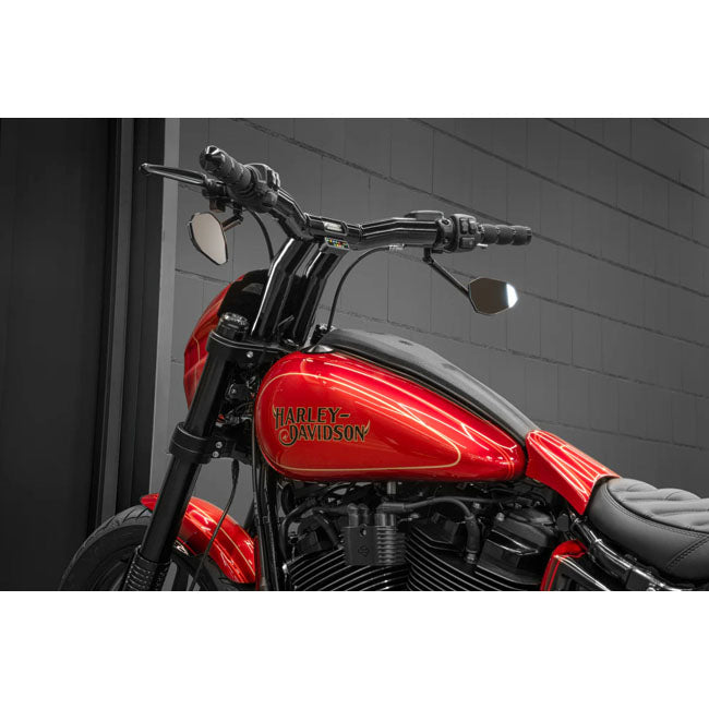 Killer Custom, ''Back Saver'' Raked T Bar Mega Handlebar 4" Handlebars Killer Custom