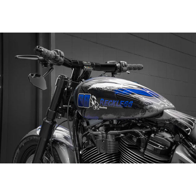 Killer Custom, "Drag T" Mega Handlebars. Gloss Black Handlebars Killer Custom