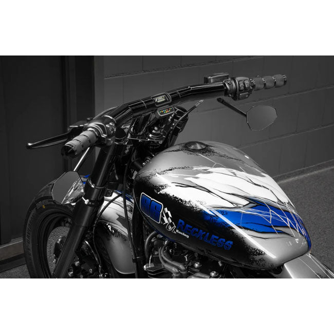 Killer Custom, "Drag T" Mega Handlebars. Gloss Black Handlebars Killer Custom