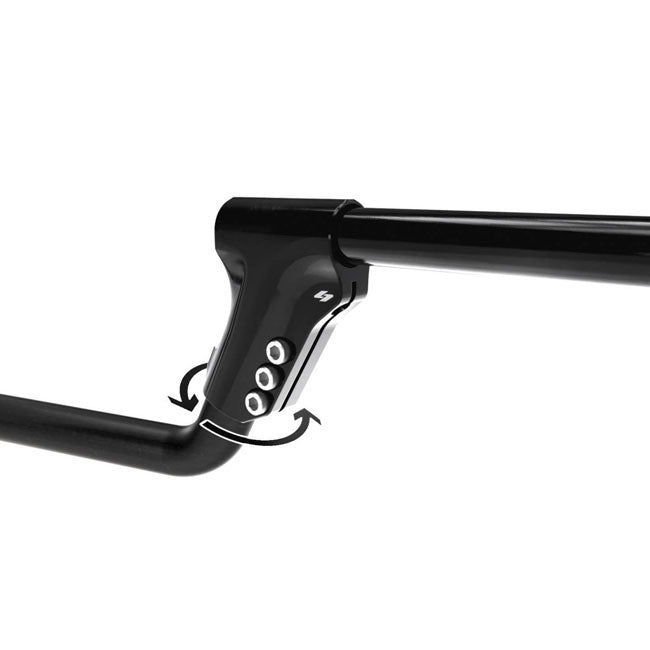 Open Road Adjustable Handlebars. Black - 23+ Touring Handlebar Kraus Motor Co. Default Title
