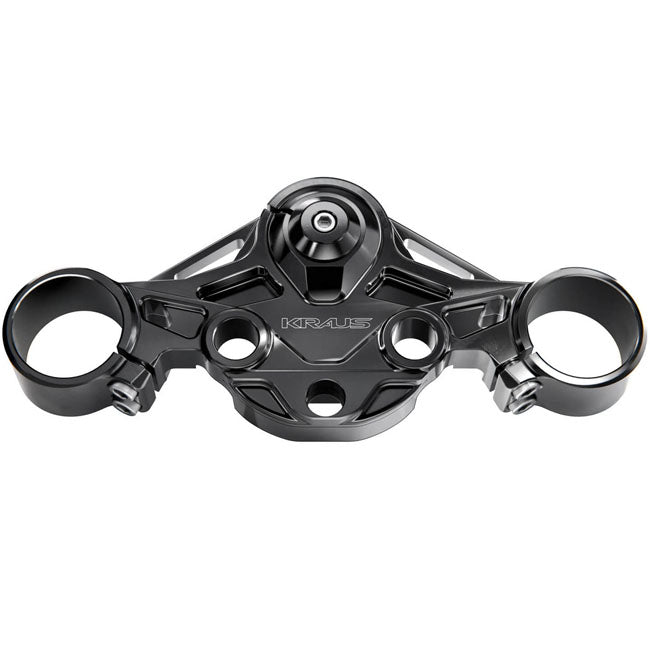 Kraus Motor Co. Wolf One Top Clamp, Black - 23+ Road Glide CVO Triple Clamps Kraus Motor Co.
