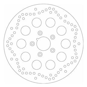 SBS, ''10-Hole Rigid'' brake rotor 292mm. Front BRAKE ROTORS Sbs