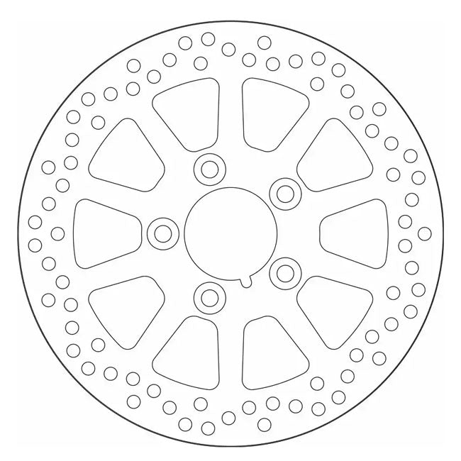 Sbs Brake Rotor Standard Fixed Round Rear Brake Rotors Sbs