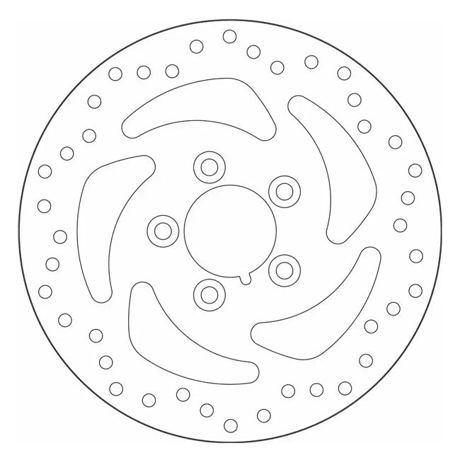 Sbs Brake Rotor Standard Fixed Round Rear Brake Rotors Sbs
