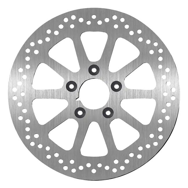SBS, ''10-Spoke Rigid'' brake rotor 300mm. Rear. 5mm thick BRAKE ROTORS Sbs