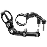 Kraus Motor Co. Remote Reservoir Mounts, Black Anodized - Touring Shock Absorber Mount Kits Kraus Motor Co.