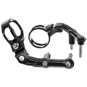 Kraus Motor Co. Remote Reservoir Mounts, Black Anodized - Touring Shock Absorber Mount Kits Kraus Motor Co.