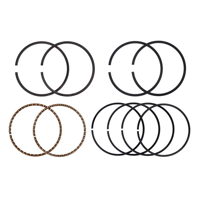 S&S Cycle Ring,Set,Piston,3 5/8",Hc,+.030",.058,.058,.185, Pistons And Rings Kits S&S Cycle