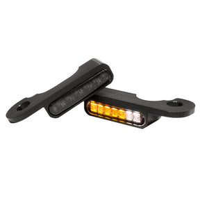 Heinz Bikes Handlebar Mounting Led Blinkers W/Position Light Black Turn Signals Heinz Bikes
