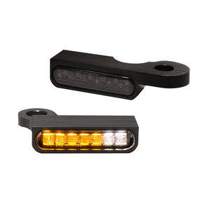 Heinz Bikes Handlebar Mounting Led Blinkers W/Position Light Black Turn Signals Heinz Bikes