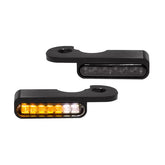 Heinz Bikes Handlebar Mounting Led Blinkers W/Position Light Black Turn Signals Heinz Bikes