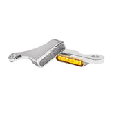 Heinz Bikes Handlebar Mounting Led Blinkers Amber/Chrome Turn Signals Heinz Bikes
