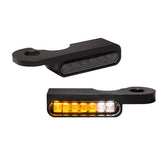 Heinz Bikes Handlebar Mounting Led Blinkers W/Position Light Black Turn Signals Heinz Bikes