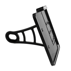 Heinz Bikes Side Mount License Plate Holder W/Tl Alum Black (A) (Xl) License Plate Brackets Heinz Bikes