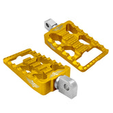 Heinz Bikes Footp Mx V1 M8 Stail Gld Footpegs Heinz Bikes
