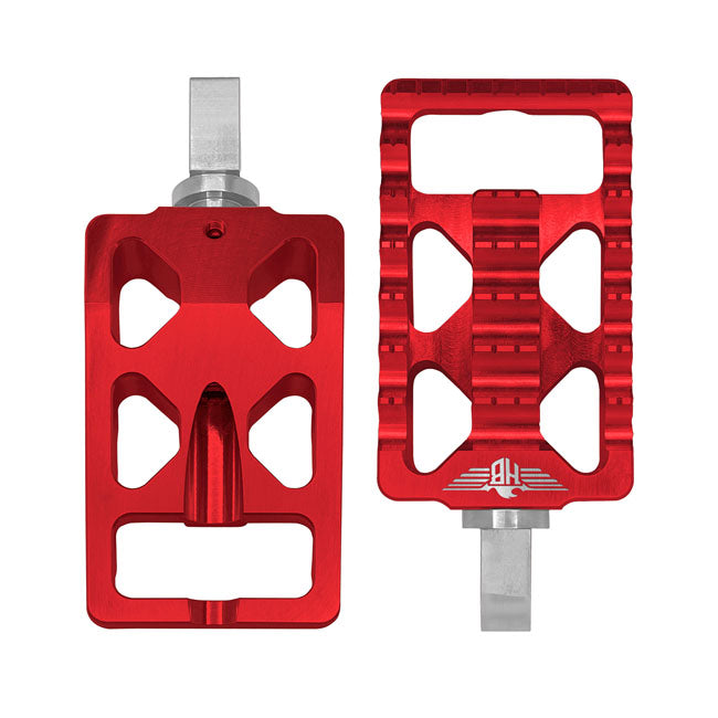 Heinz Bikes Footp Mx V1 M8 Stail Red Footpegs Heinz Bikes
