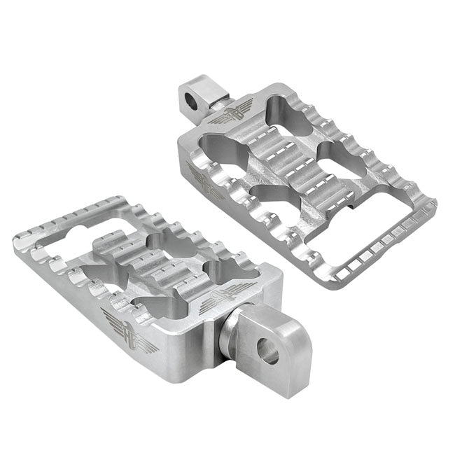 Heinz Bikes Footpegs Mx V1 Softail Xl Silv Footpegs Heinz Bikes