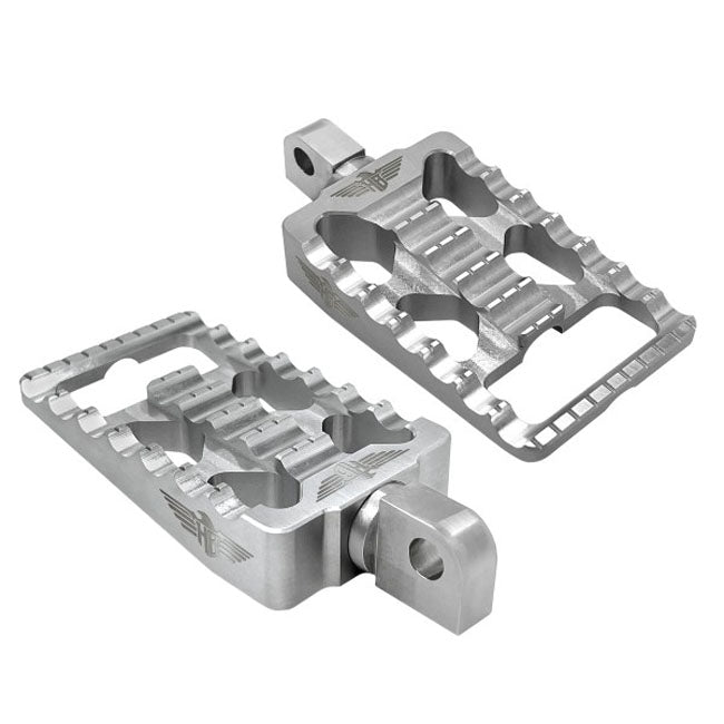 Heinz Bikes Footpegs Mx V1 Softail Xl Silv Footpegs Heinz Bikes