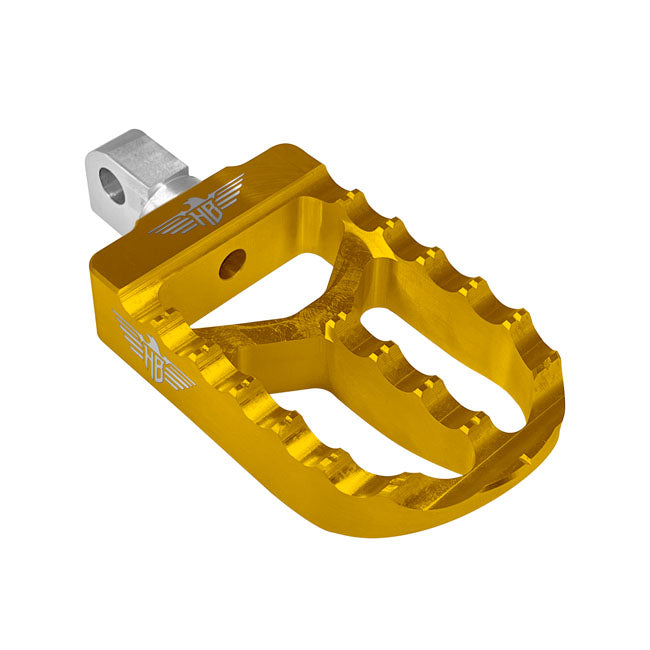 Heinz Bikes Footp Mx V2 M8 Stail Gld Footpegs Heinz Bikes