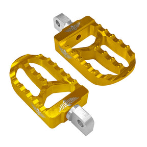Heinz Bikes Footp Mx V2 M8 Stail Gld Footpegs Heinz Bikes