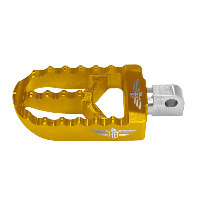 Heinz Bikes Footp Mx V2 M8 Stail Gld Footpegs Heinz Bikes