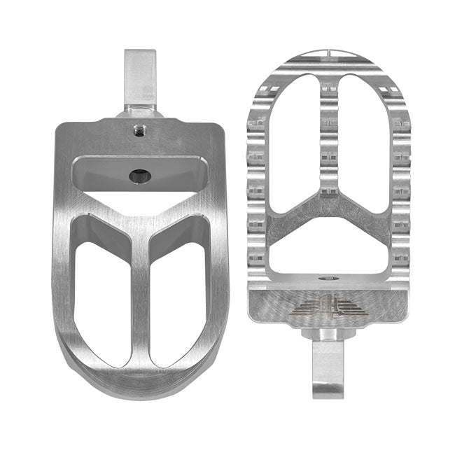 Heinz Bikes Footpegs Mx V2 Softail Xl Silv Footpegs Heinz Bikes