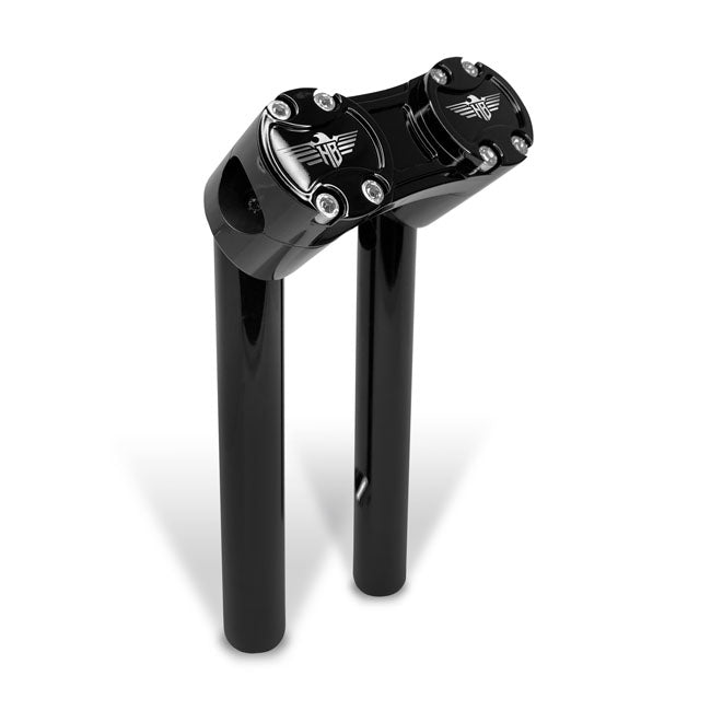 6" Clubstyle PullBack Riser With 1 1/4" Clamping Area, Black Risers Heinz Bikes