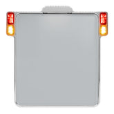 Heinz Bikes All Inn 2.0 Chrome Lic Plate W/Led Light Brk & Rear License Plate Holders Heinz Bikes