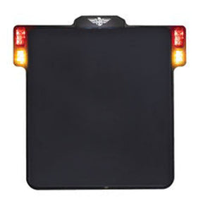 License Plate Holder 3-in-1 With LED Plate Lights, Austria License Plate Holders Heinz Bikes