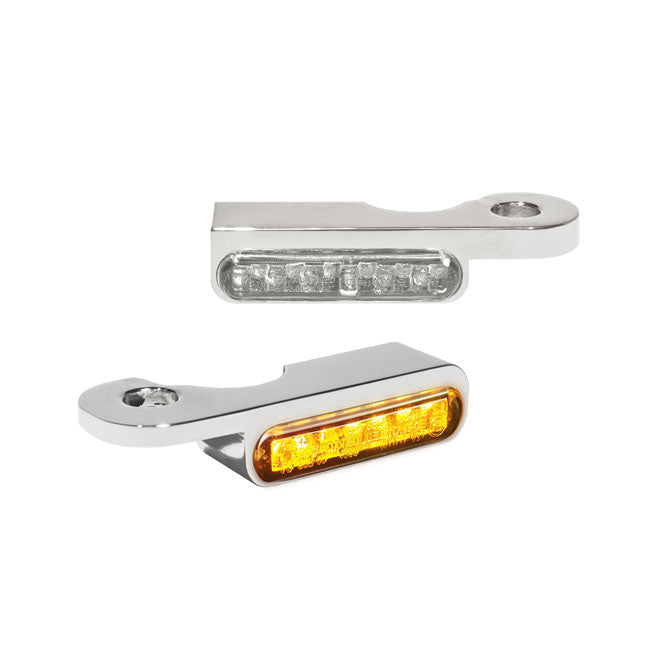 HeinzBikes, ''Stripes'' below bar turn signals. Chrome no PL TURN SIGNALS Heinz Bikes
