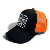 WCC OG Trucker cap black/orange CAPS West Coast Choppers