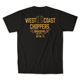 WCC Motorcycle t-shirt black/yellow T-SHIRTS West Coast Choppers