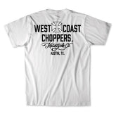 WCC Motorcycle t-shirt white/black T-SHIRTS West Coast Choppers