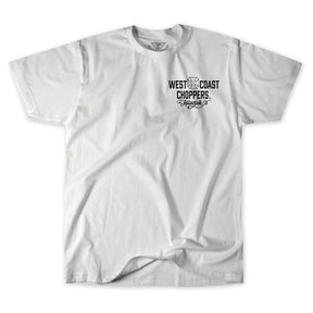 WCC Motorcycle t-shirt white/black T-SHIRTS West Coast Choppers