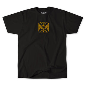 WCC Parts t-shirt black/yellow T-SHIRTS West Coast Choppers