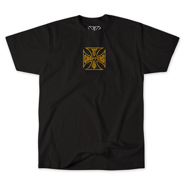 WCC Parts t-shirt black/yellow T-SHIRTS West Coast Choppers