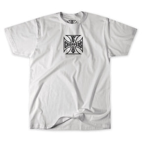 WCC Parts t-shirt white/black T-SHIRTS West Coast Choppers