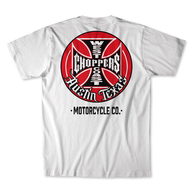 WCC Tank Logo t-shirt white T-SHIRTS West Coast Choppers