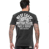 WCC Parts t-shirt vintage black T-SHIRTS West Coast Choppers