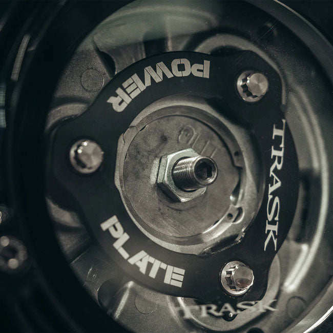 Trask Power Plate, Black - Milwaukee 8 & Big Twin Clutch Parts Trask Performance