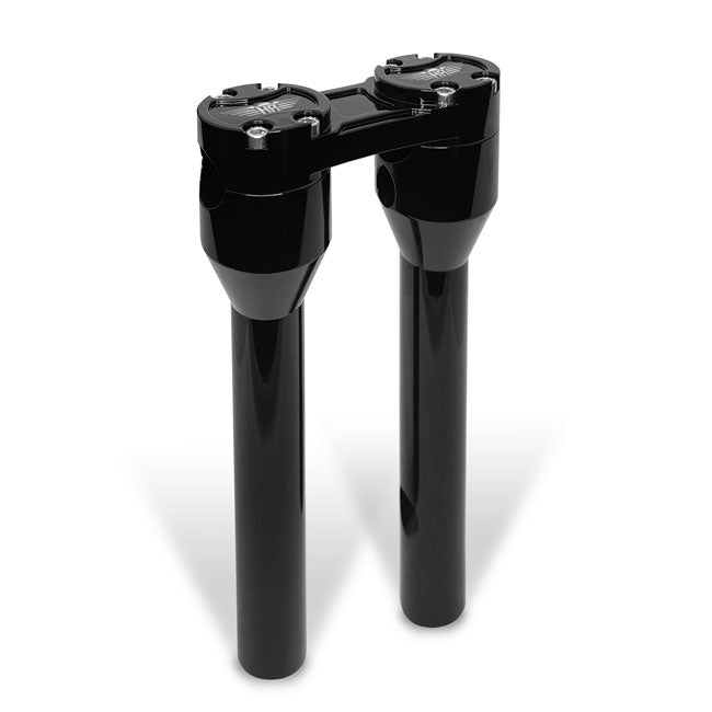 8" Clubstyle Straight Riser With 1 1/4" Clamping Area, Black Risers Heinz Bikes