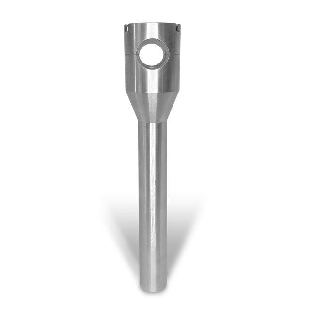 8" Clubstyle Straight Riser With 1 1/4" Clamping Area, Silver Risers Heinz Bikes