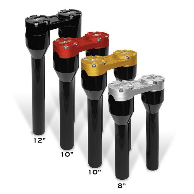 Heinz Bikes Riser Straight 12 Black/Gold 1 Risers Heinz Bikes