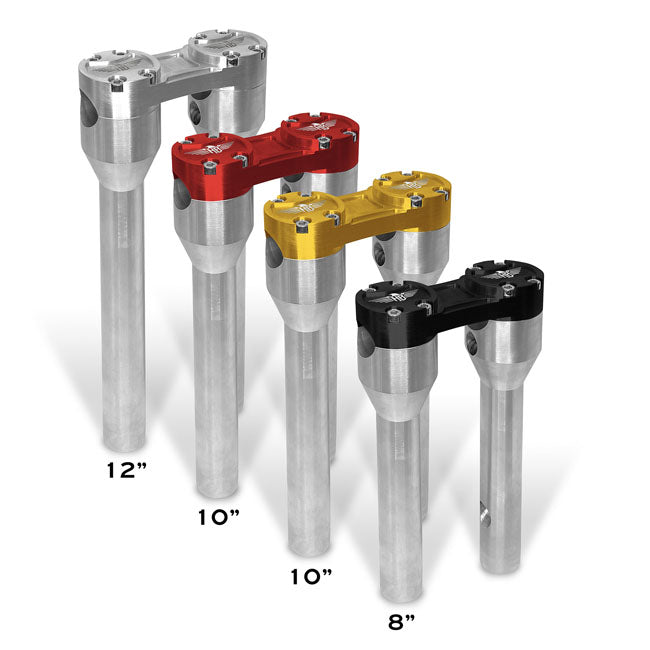 Heinz Bikes Riser Straight 12 Silver/Gold Risers Heinz Bikes